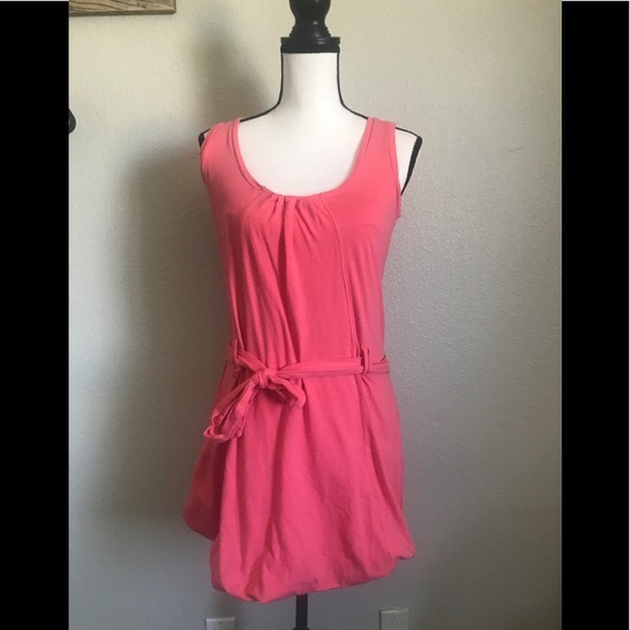 Bench A-Line Cotton Hot/Coral Pretty in Pink Dress - Picture 1 of 8